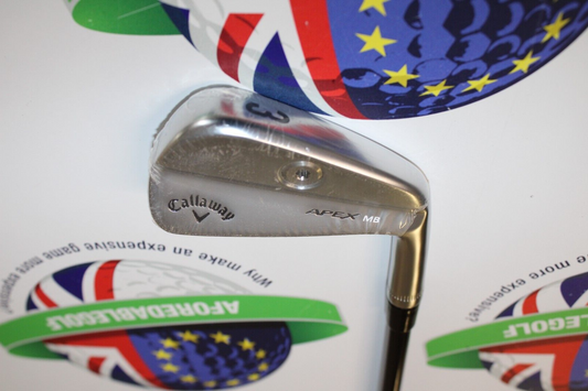 new callaway apex mb forged 3 iron mmt type 304-ss 95g graphite stiff flex