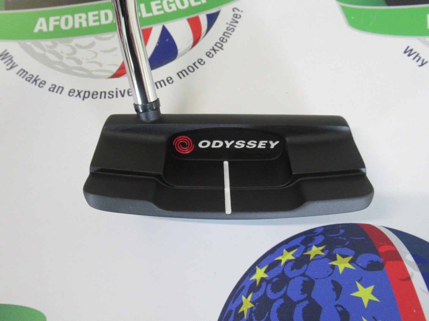 odyssey dfx double wide 34" putter & head cover