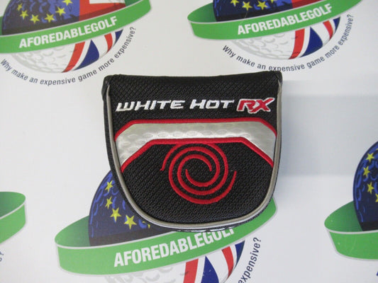 new odyssey white hot rx mallet putter head cover