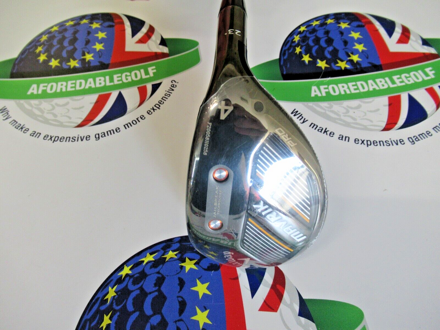 new callaway mavrik pro 23 degree #4 hybrid kbs hybrid 70g graphite regular flex