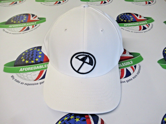 Puma 110 Snap Back Adjustable P Arnold Palmer White Golf Cap