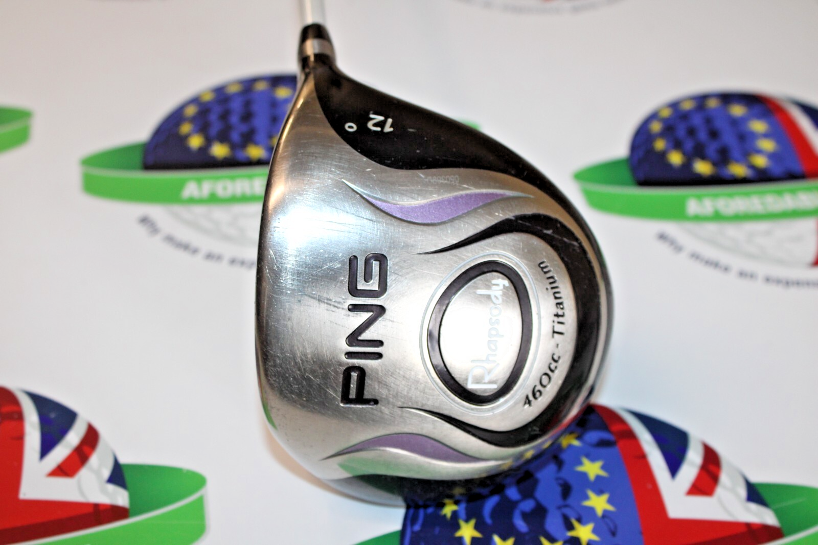 Used Ping Rhapsody 460Cc Titanium 12 Degree Driver Ping Ult 129 Ladies ...