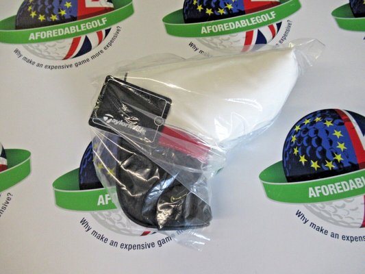 new taylormade white/black/red blade putter head cover