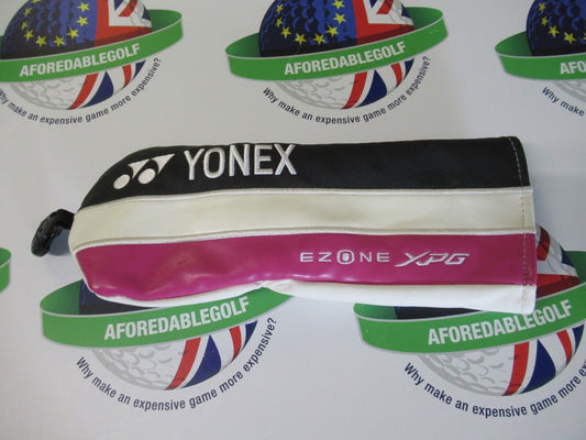 new yonex ezone xpg black/white/magenta fairway wood head cover
