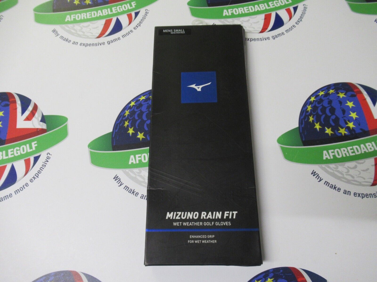 Mizuno Mens Black Rain Fit Golf Gloves (1 Pair) Left & Right Gloves Small
