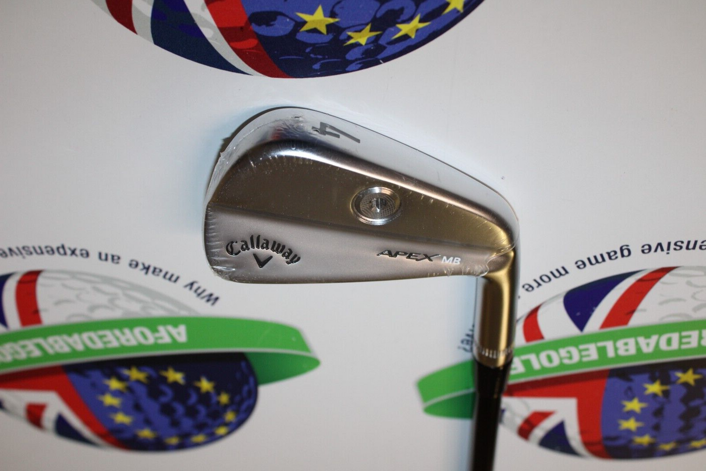 new callaway apex mb forged 4 iron mmt type 304-ss 95g graphite stiff flex