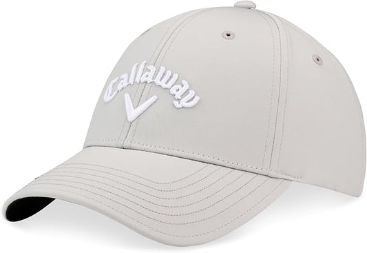 New Callaway Golf Stitch Magnet Triple Track Ball Marker Grey Adjustable Cap