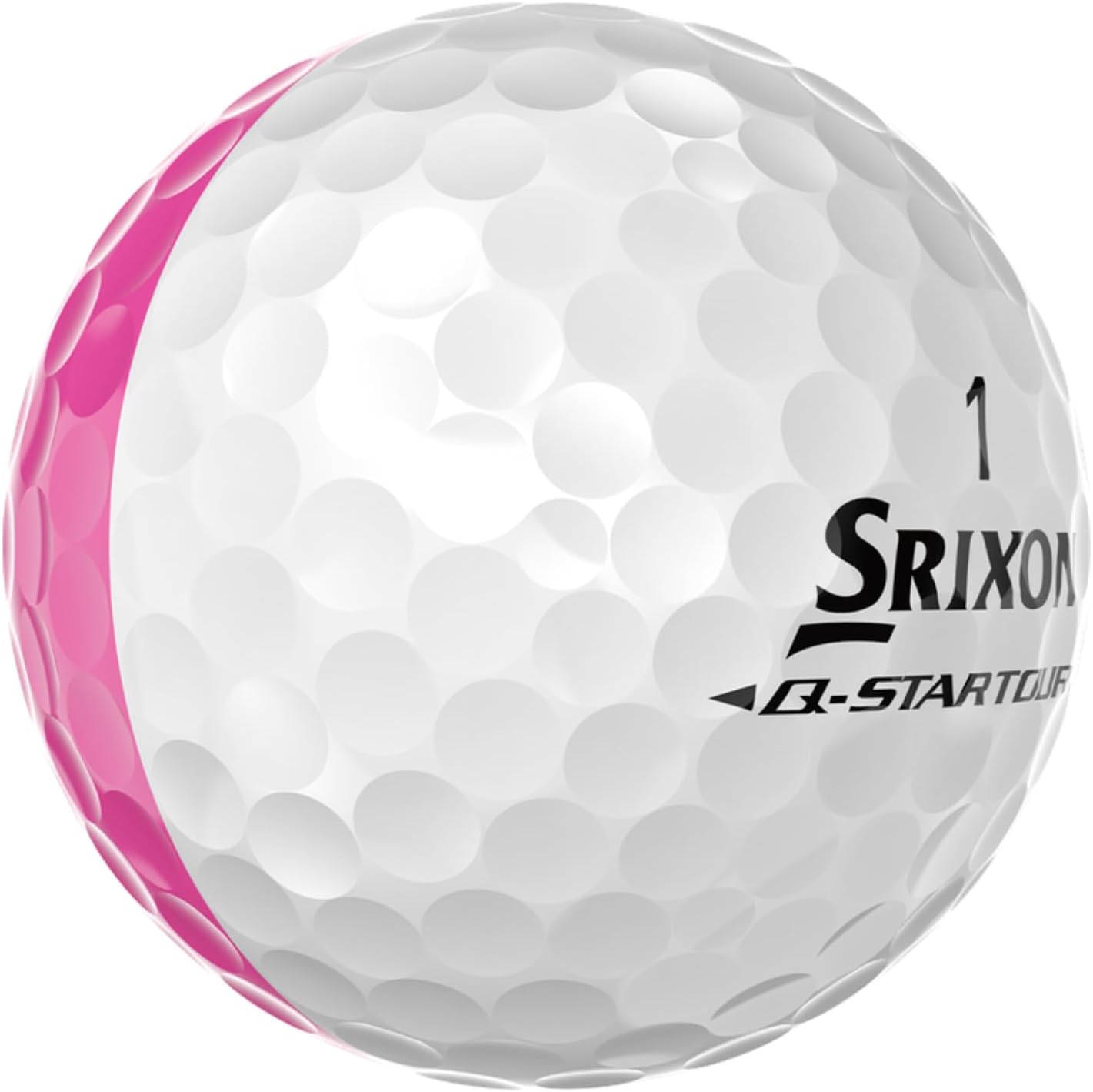 New 12 Srixon Q-Star Tour Divide Pink/White Golf Balls