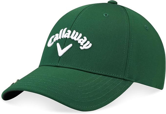New Callaway Golf Stitch Magnet Triple Track Ball Marker Forest Adjustable Cap