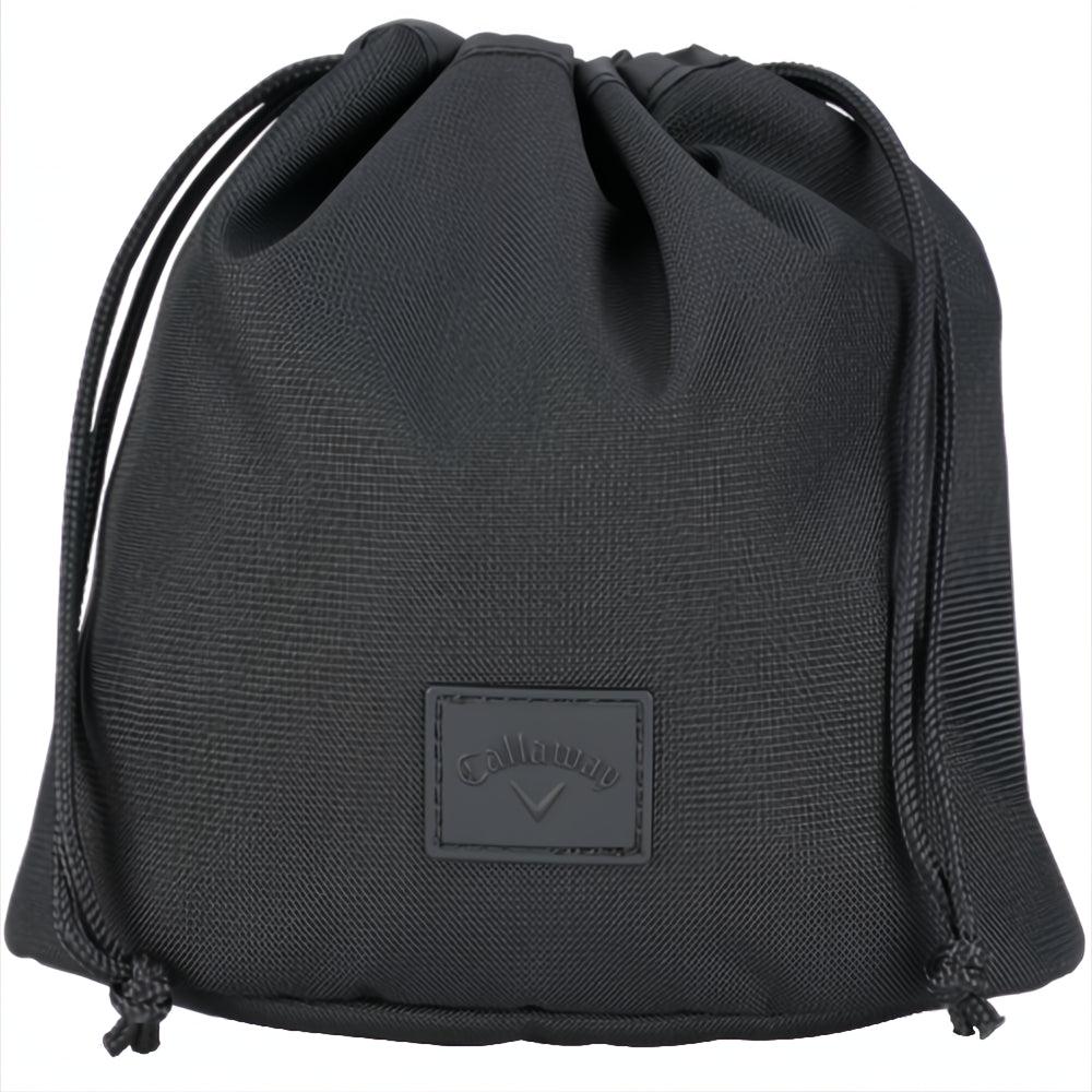 Callaway Clubhouse Collection Black Draw String Pouch