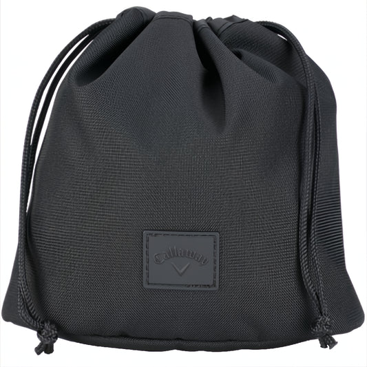 Callaway Clubhouse Collection Black Draw String Pouch