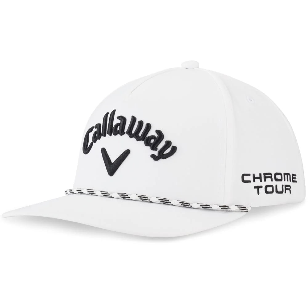 New Callaway Golf Tour Authentic Performance Pro Rope White Adjustable Cap Elyte