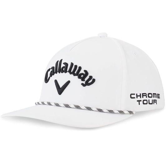 New Callaway Golf Tour Authentic Performance Pro Rope White Adjustable Cap Elyte