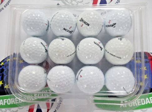 12 srixon z-star XV golf balls pearl/pearl 1 grade