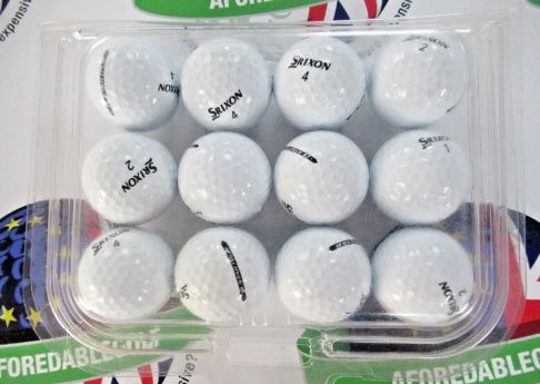 12 srixon q-star tour golf balls pearl/pearl 1 grade