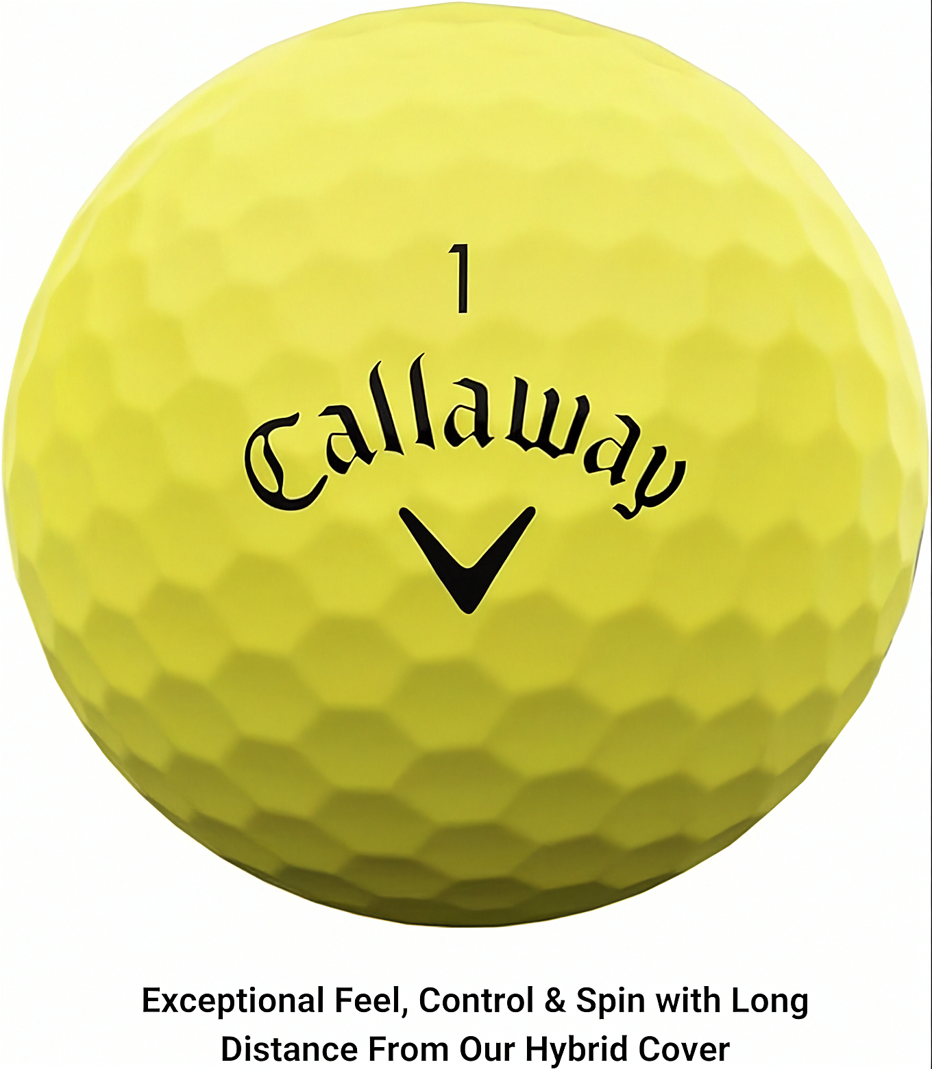1 Dozen Callaway Supersoft Optic Yellow Golf Balls