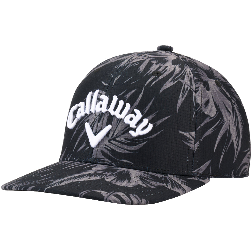 New Callaway Golf Performance Pro Black Tropical Adjustable Cap