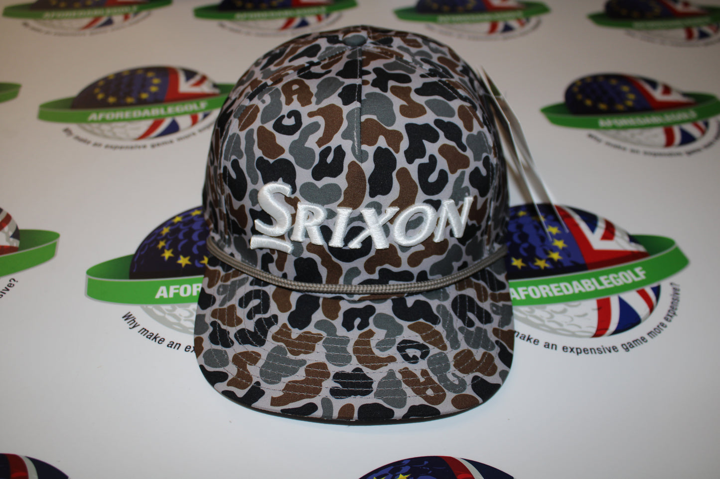 Srixon Camo Grey Limited Edition Adjustable Golf Cap
