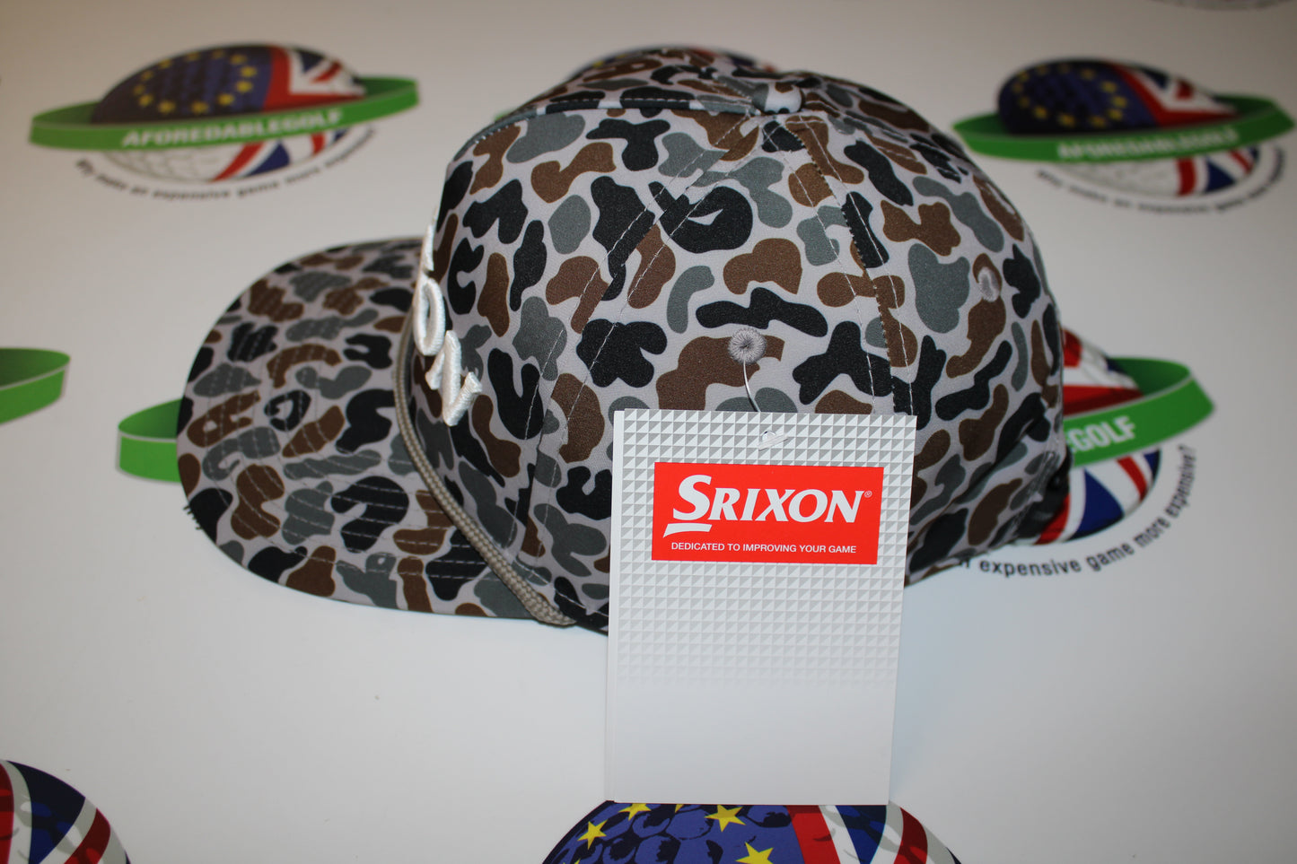 Srixon Camo Grey Limited Edition Adjustable Golf Cap