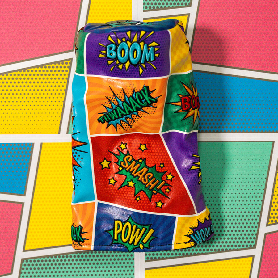 new taylormade vault limited edition smash! boom! pow! driver head cover