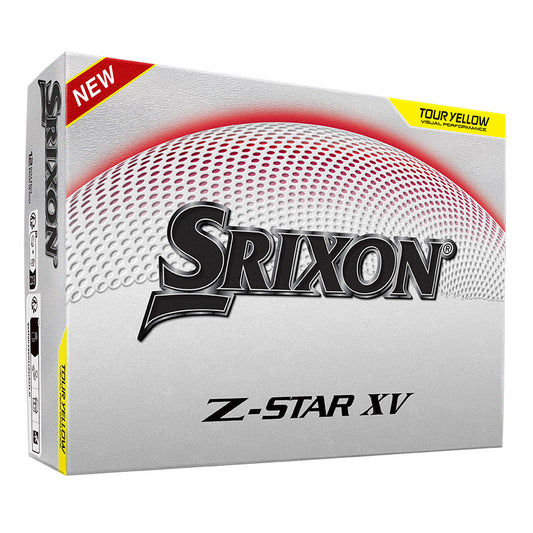 New 1 Dozen Srixon Z-Star Xv Tour Yellow Golf Balls
