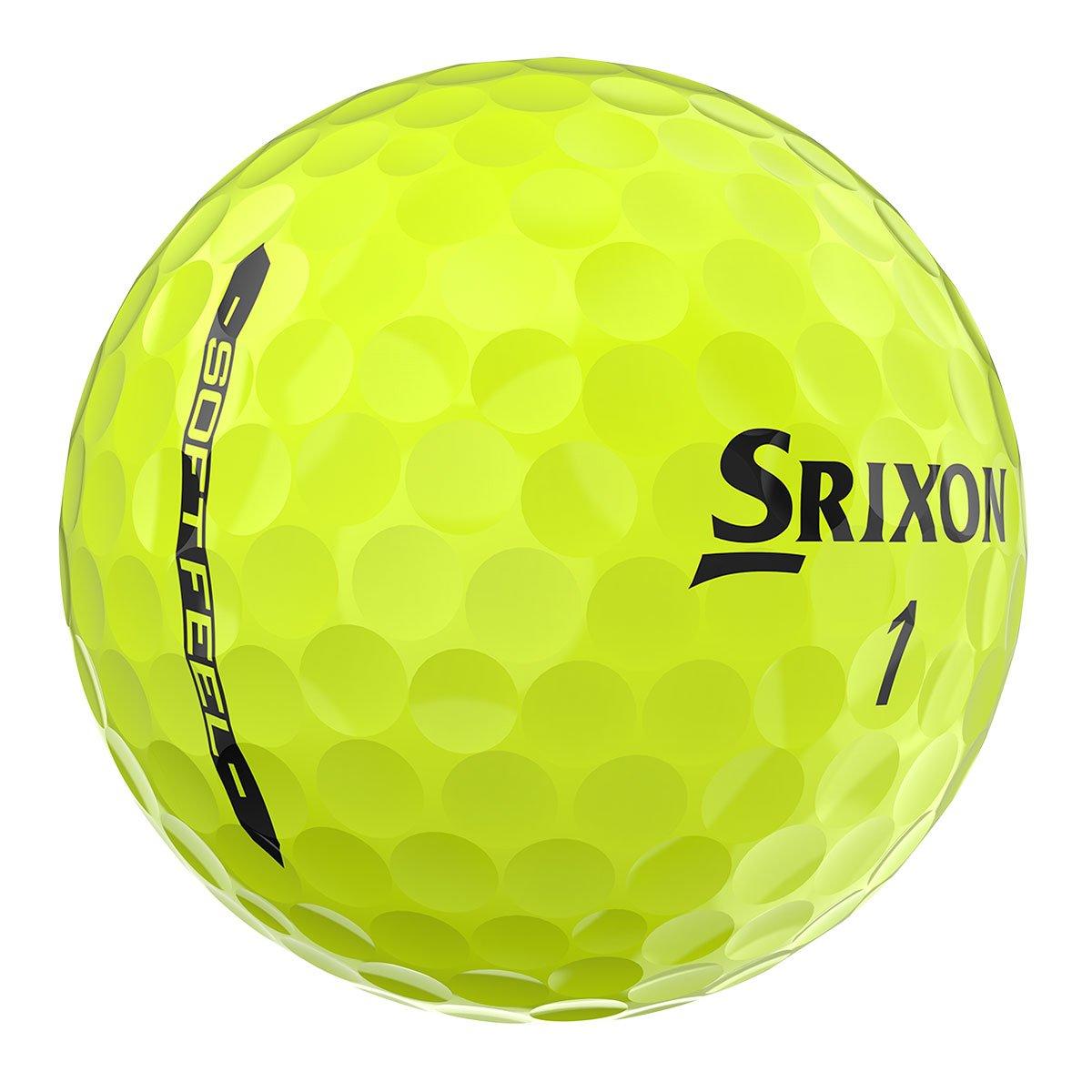 12 Srixon Soft Feel Yellow Golf Balls