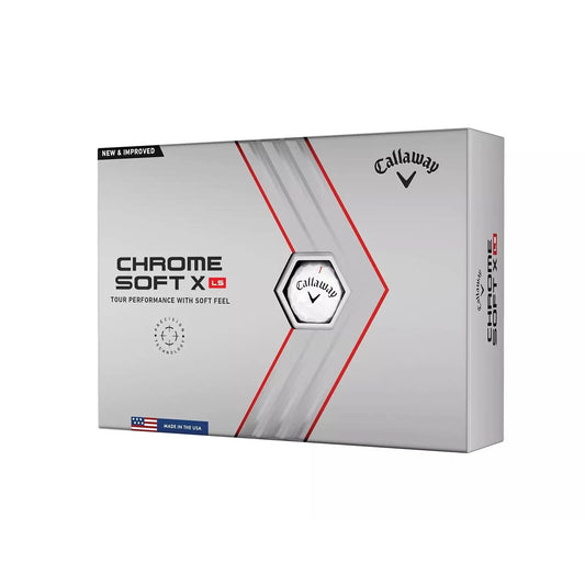New 12 Callaway Chrome Soft X LS Low Spin Golf Balls