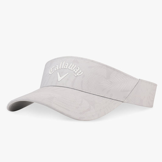 New Callaway Golf Liquid Metal Adjustable Grey Palm Breeze Visor