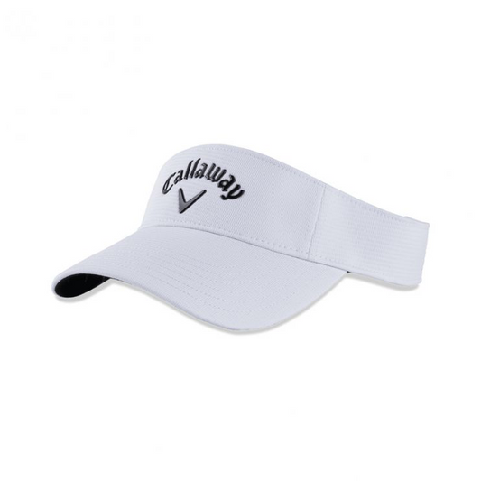 New Callaway Golf Liquid Metal Adjustable White/Black Visor