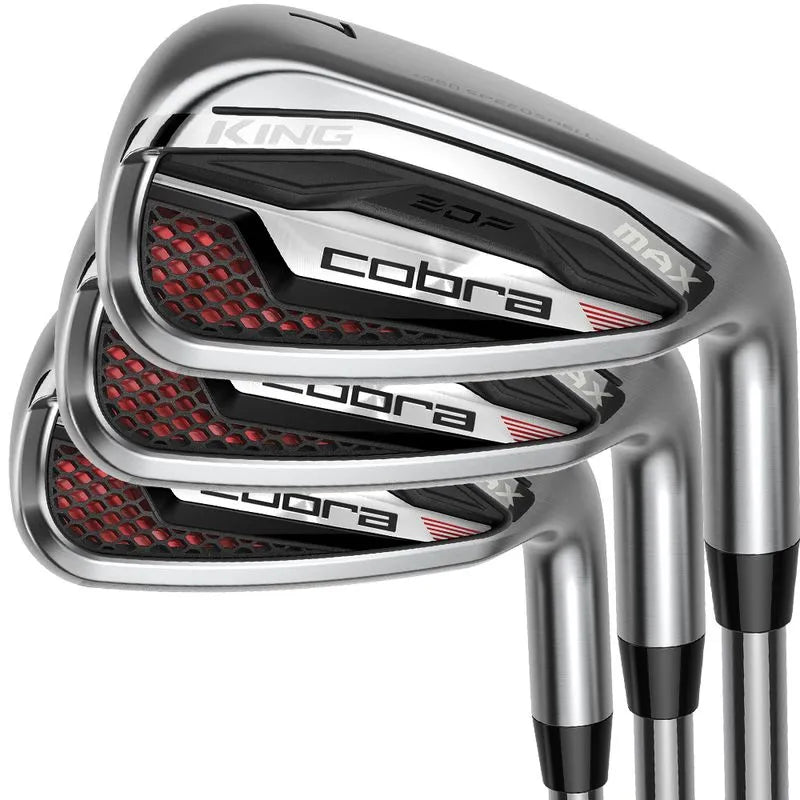 New Cobra King 3DP Max Iron Set 6-PW Ultralite 45G Graphite Shafts Lite Flex