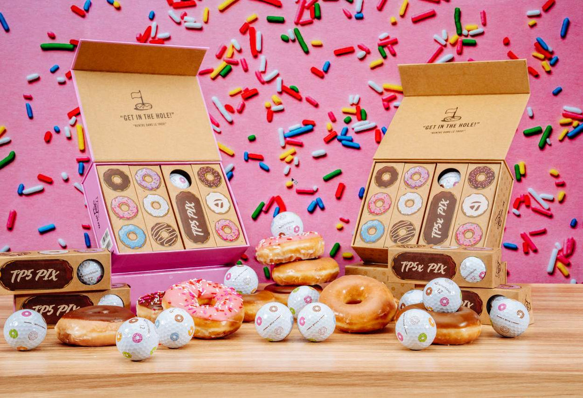 New 12 Taylormade Vault Limited Edition Tp5 Pix Donut Golf Balls