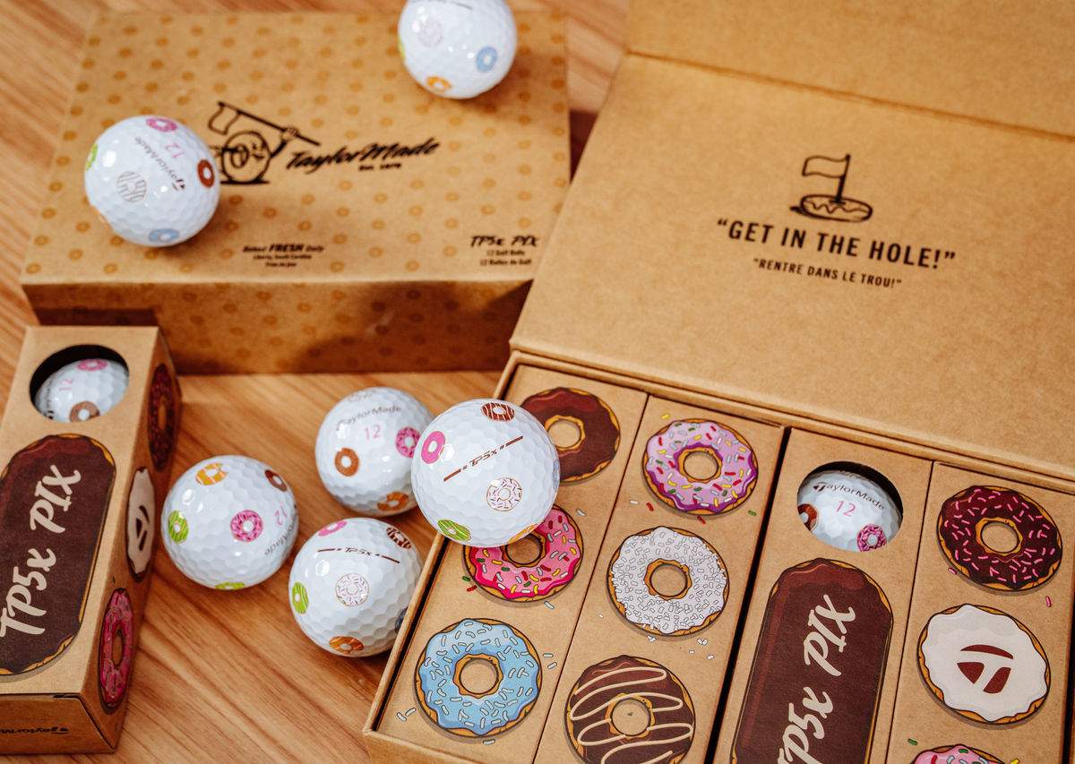 New 12 Taylormade Vault Limited Edition Tp5 Pix Donut Golf Balls