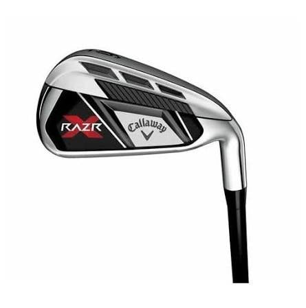 Used Callaway Razr X Iron Set 5-PW-SW 75G Graphite Shafts Regular Flex