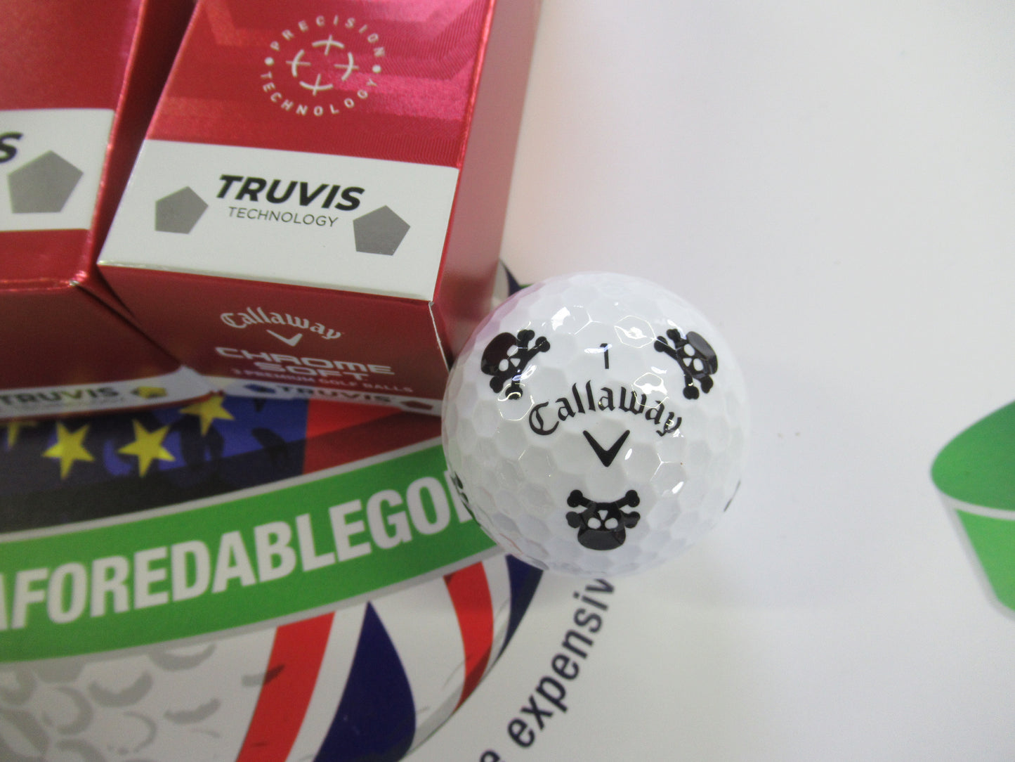 new 12 callaway chrome soft truvis halloween limited edition golf balls