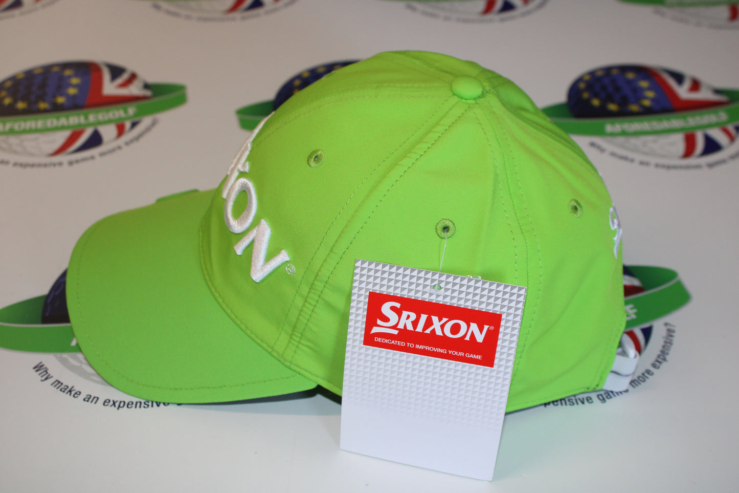 Srixon Sunny Adjustable Ball Marker Cap Pistaccio/White