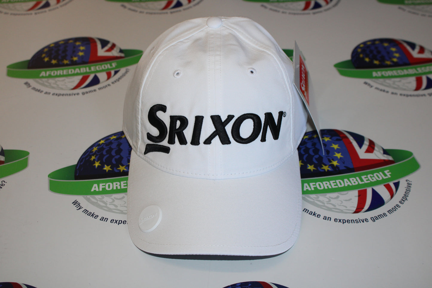 Srixon Sunny Adjustable Ball Marker Cap White/Black