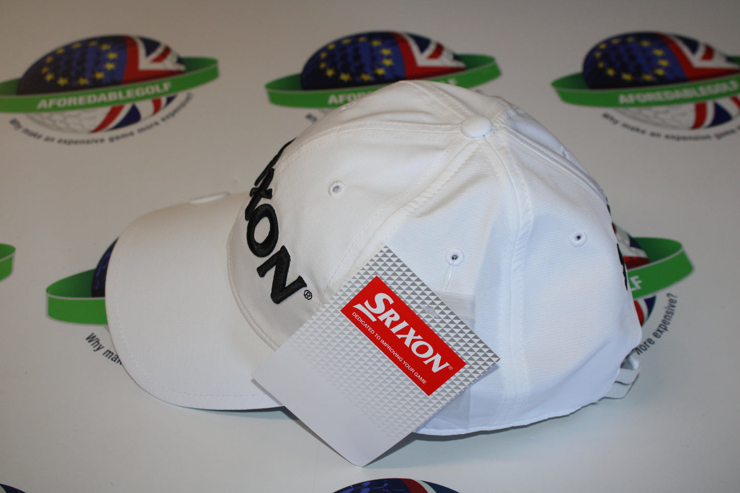 Srixon Sunny Adjustable Ball Marker Cap White/Black