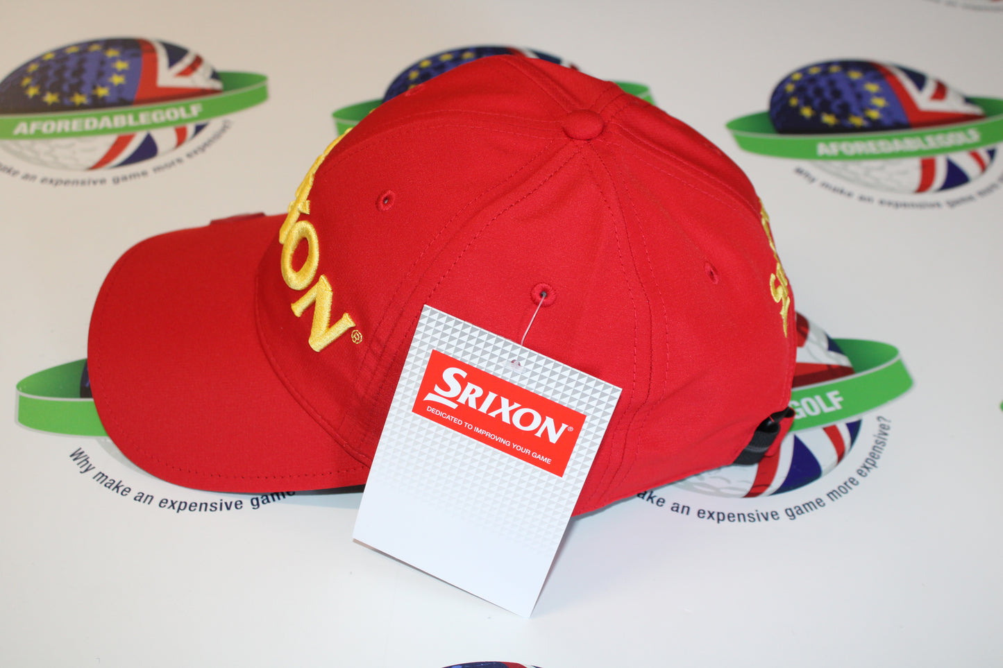 Srixon Sunny Adjustable Ball Marker Cap Red/Yellow