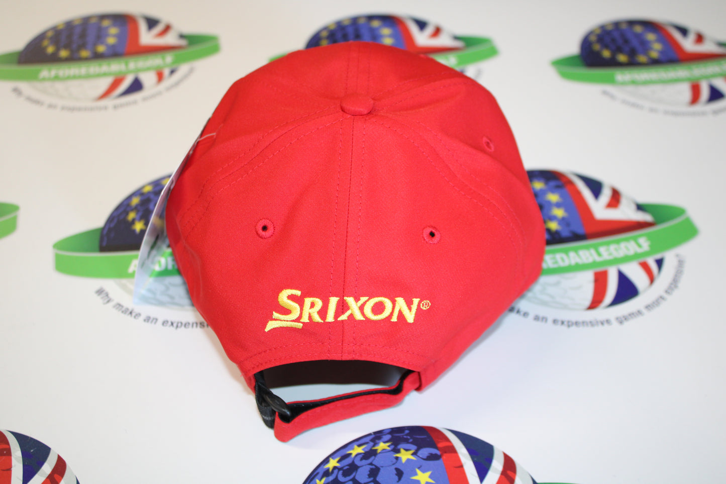 Srixon Sunny Adjustable Ball Marker Cap Red/Yellow