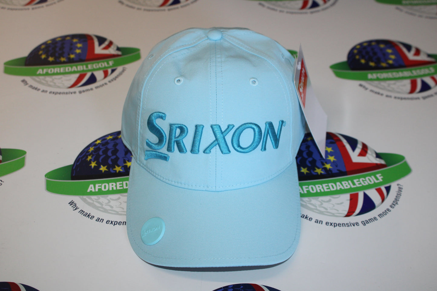 Srixon Sunny Adjustable Ball Marker Cap Sky Blue/Turquoise