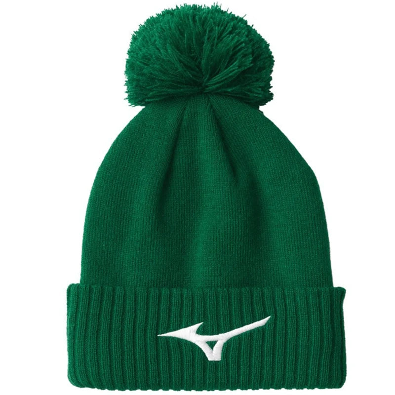 Mizuno Crested Bobble Hat Green