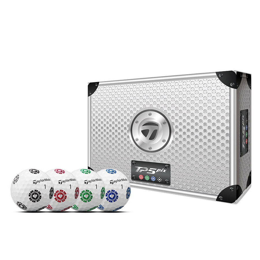 New 12 Taylormade Vault Limited Edition TP5 Pix Poker Golf Balls
