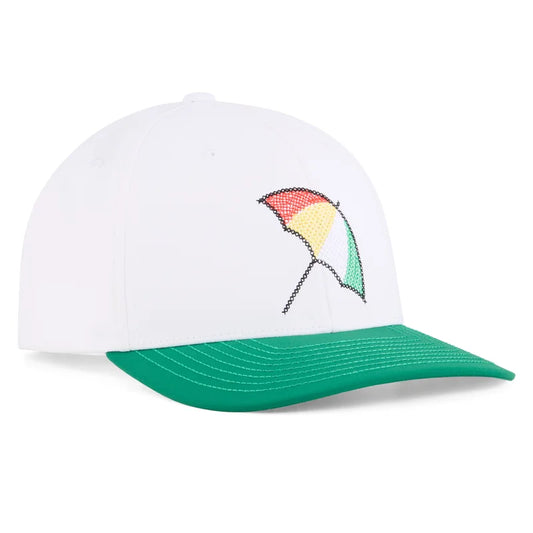 Puma X Api Crafted 110 Snap Back Adjustable Golf Cap White Glow
