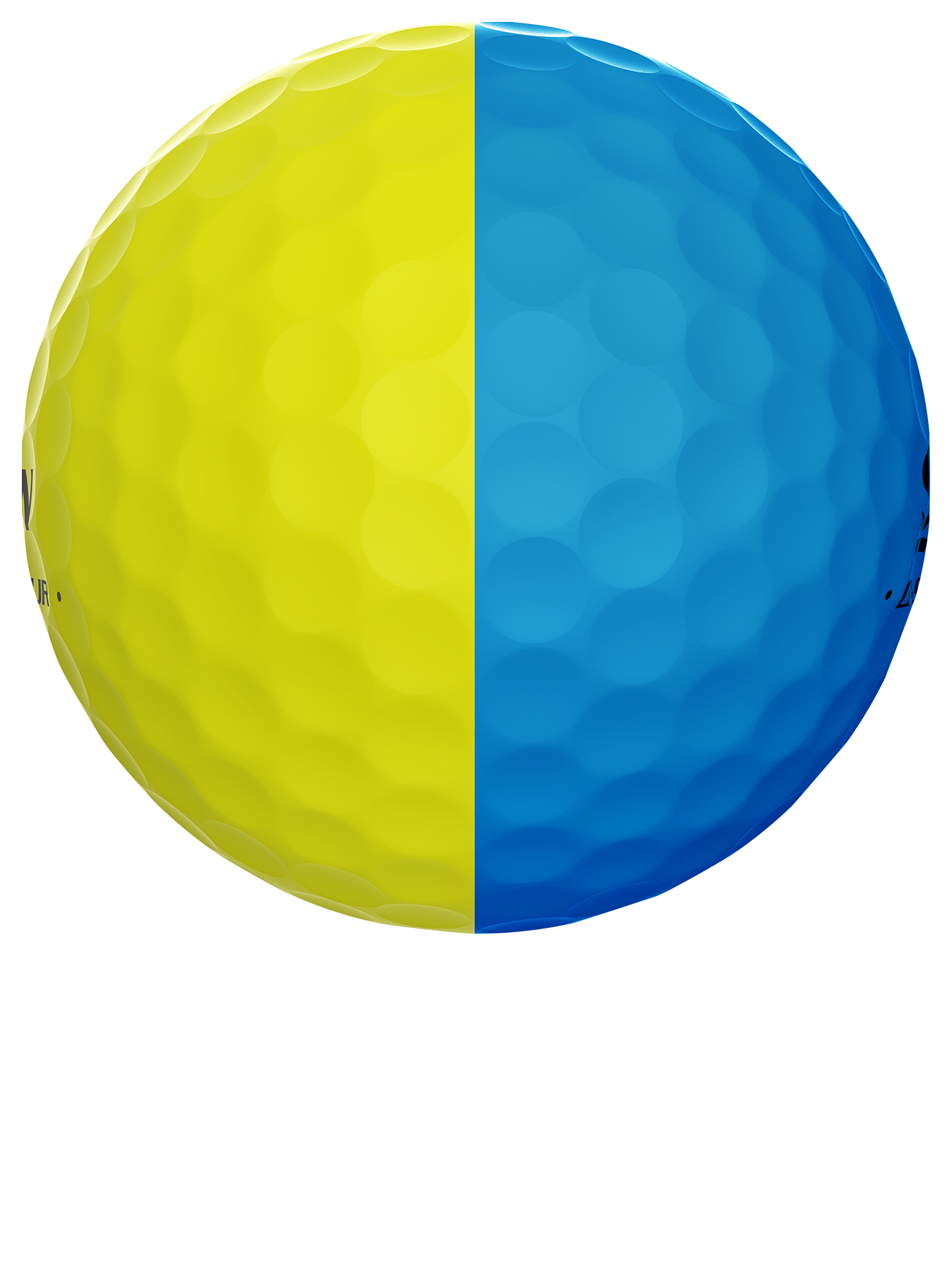 12 Srixon Q-Star Tour Divide Yellow/Blue Golf Balls