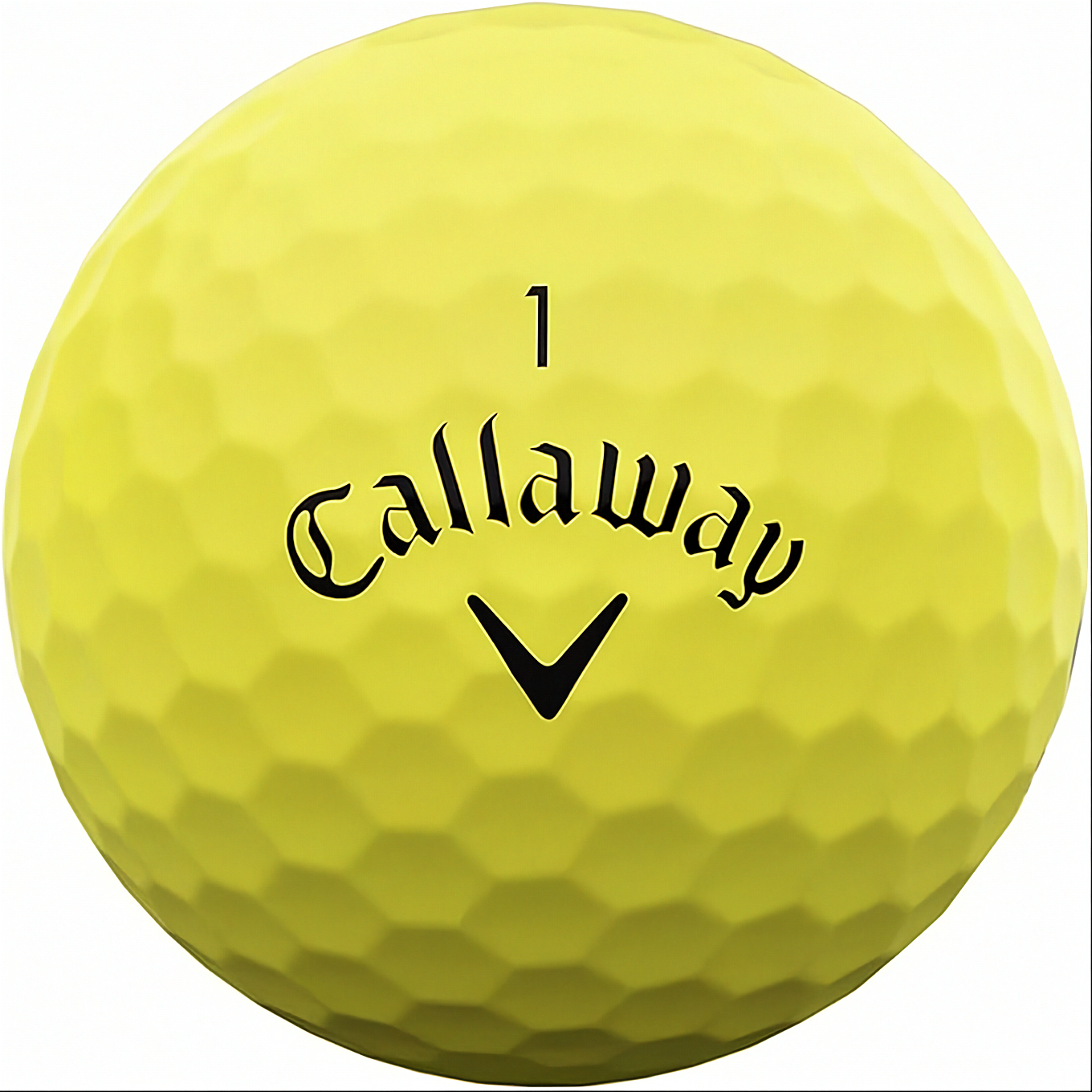 1 Dozen Callaway Supersoft Optic Yellow Golf Balls