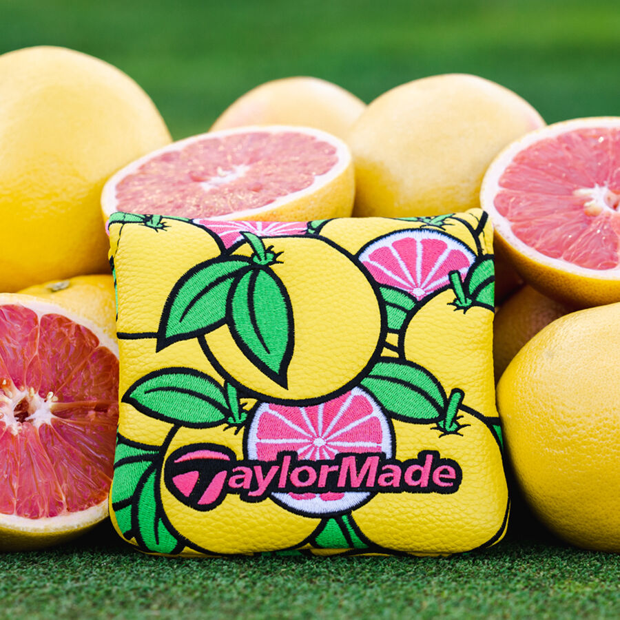 Taylormade Vault Limited Edition Grapefruit Sour Mallet Putter Cover