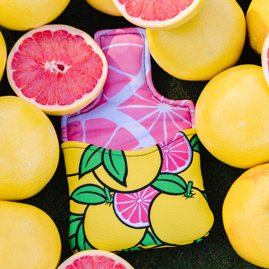 Taylormade Vault Limited Edition Grapefruit Sour Mallet Putter Cover