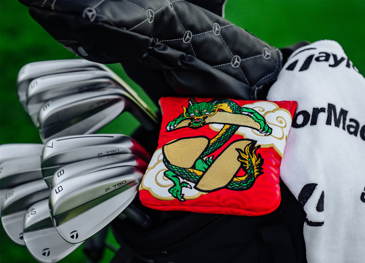 new taylormade vault limited edition dragon mallet putter head cover
