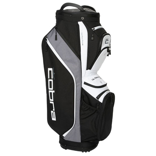 new cobra ultralight pro cart bag black/white/grey