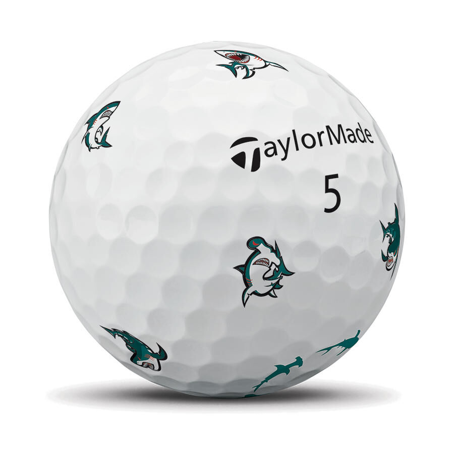 New 12 Taylormade Vault limited edition tp5 pix sharks golf balls